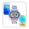 Spiky EVA18 Printed Strap Round Sports Digital Watch 3–10Y – Pink