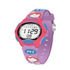 Spiky EVA18 Printed Strap Round Sports Digital Watch 3–10Y – Purple