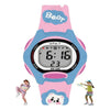 Spiky EVA18 Printed Strap Round Sports Digital Watch 3–10Y – Pink