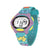 Spiky EVA18 Printed Strap Round Sports Digital Watch 3–10Y – Turquoise