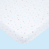 Masilo Organic Cotton Cot Bedding Set Sleepy Star 6 Piece – Blue