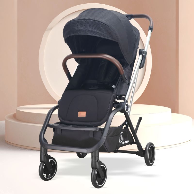 R For Rabbit Stroller Street Smart 360 Pure Black