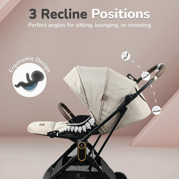 Baby Stroller R for Rabbit Street Smart Regal 0–3Y Up to 20kg – Beige