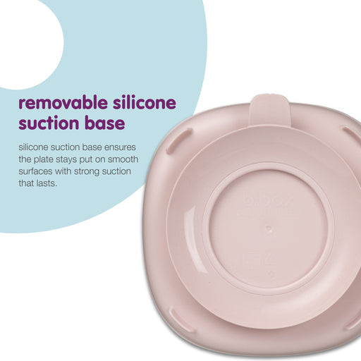 b.box 2 in 1 Suction Plate 6M+ – Blush Pink