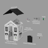 Backyard Discovery Sweetwater Playhouse White/Antraciet