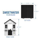 Backyard Discovery Sweetwater Playhouse White/Antraciet