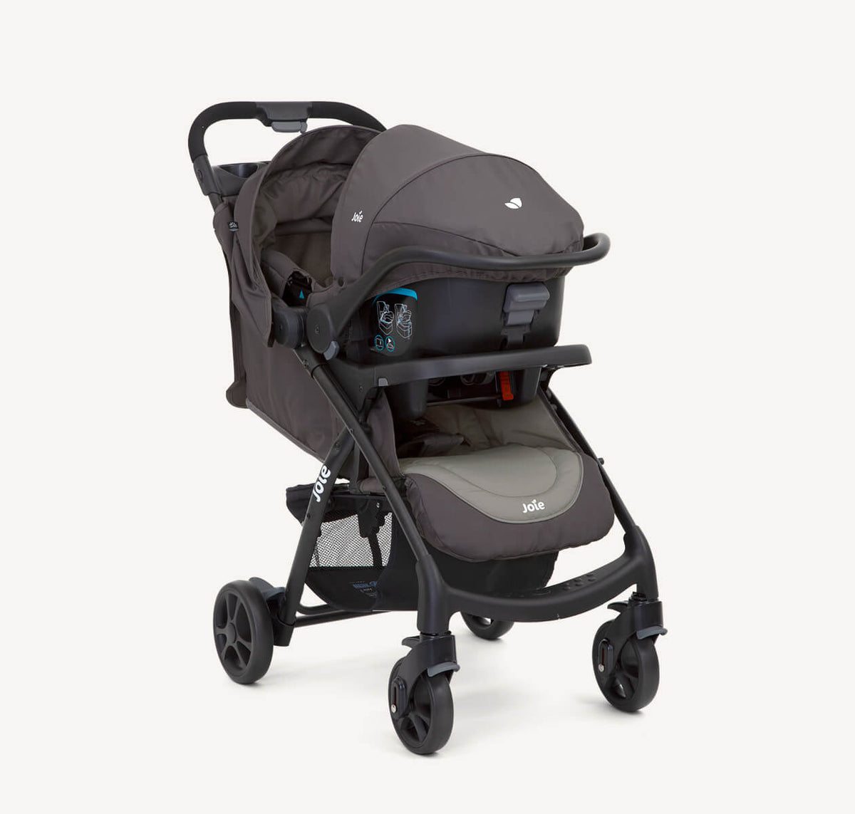 Joie Muze™ LX Travel System – Dark Pewter