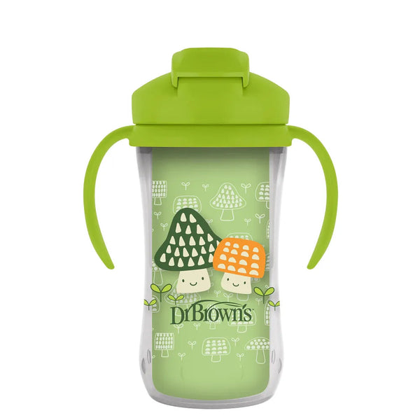 Dr. Brown’s Milestones Insulated Straw Cup, 1-Pack - Green