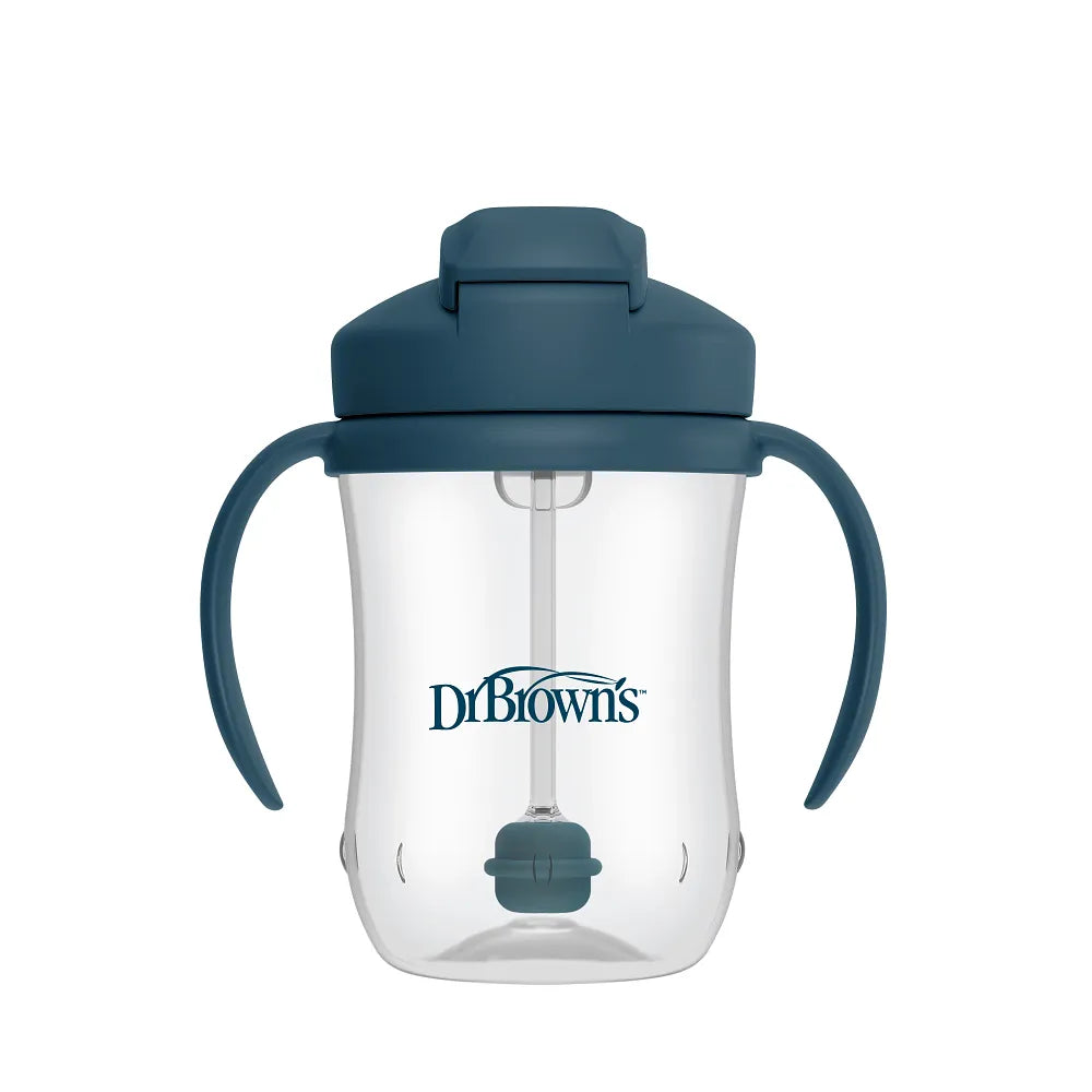 Dr. Brown’s Milestones Baby’s First Straw Cup, 1-Pack - Blue