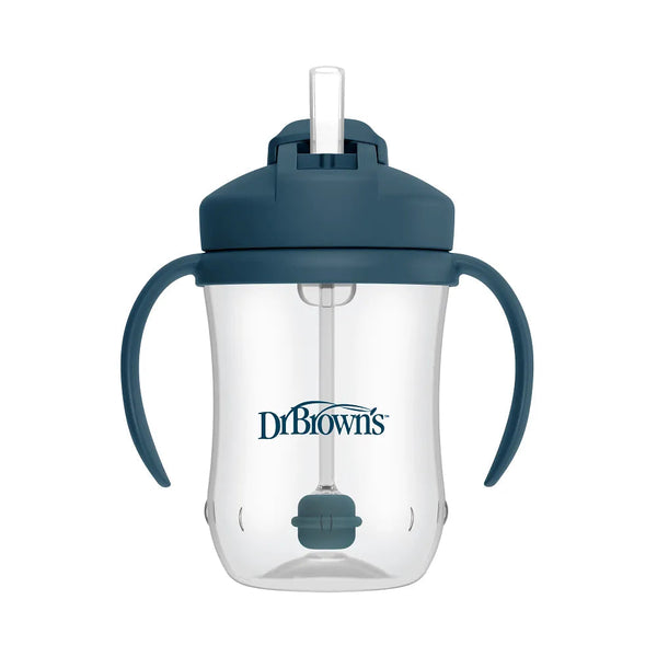 Dr. Brown’s Milestones Baby’s First Straw Cup, 1-Pack - Blue