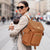 R For Rabbit Caramello Bold Neo Diaper Bag, Matte Finish Vegan Leather