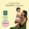 Allter Organic Bamboo Diapers- New Born Size (Up to 4 kgs) - 34Pcs