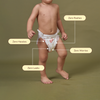 Allter Organic Bamboo Diapers- New Born Size (Up to 4 kgs) - 34Pcs