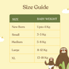 Allter Organic Bamboo Diapers- New Born Size (Up to 4 kgs) - 34Pcs