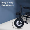 R For Rabbit Tiny Toes T40 Ace Tricycle - Grey Black