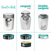 Tommee Tippee Twist & Click Advanced Nappy Disposal Refill Cassette 3 Pack
