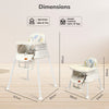 R for Rabbit High Chair - Truffle Beige