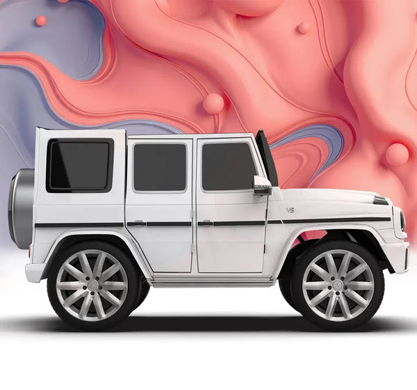 EMotorad Formula Fun Mercedes Benz G-Wagon Ride-On Car - White