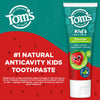 Tom's Outrageous Kids Fluoride Natural Toothpaste - Silly Strawberry