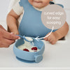 b.box Silicone Suction Bowl + Lid – Blush Pink