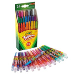 Crayola Mini Twistables Crayons Pack of 24 Multicolour