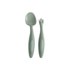 b.box Toddler Cutlery Spoon & Fork Set of 2 Sage Green