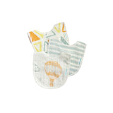 Abracadabra Hot Air Balloon Cotton Muslin Bibs – Pack of 3