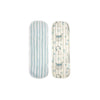 Abracadabra Muslin Burp Pad - Rockstar