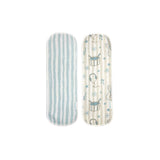 Abracadabra Muslin Burp Pad - Rockstar