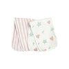 Abracadabra Muslin Burp Pad - Stars & Hearts