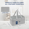 Hopop Baby Diaper Caddy Organizer with Compartments & Carry Handles One Size – Beige
