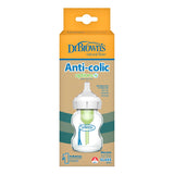 Dr. Brown’s Natural Flow Anti-Colic Options+ Wide-Neck Glass Baby Bottle 150ml Clear