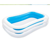 Intex Swim Center Inflatable Family Pool 262 × 175 × 56 cm – White Blue