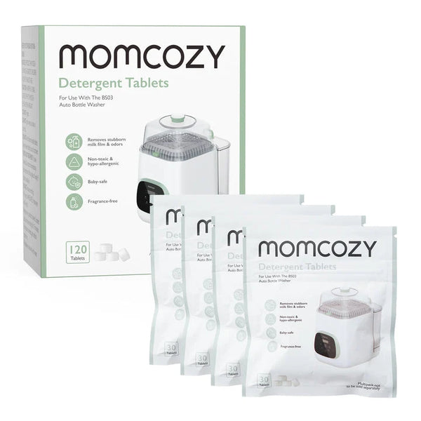Momcozy KleanPal Pro Baby Bottle Washer and Sterilizer + 120 Detergent Tablets