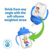 Dr. Brown’s Milestones Baby’s First Straw Cup, 1-Pack - Blue Bear