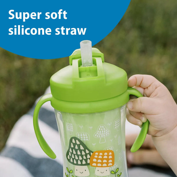 Dr. Brown’s Milestones Insulated Straw Cup, 1-Pack - Green