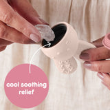 B Box Chill Plus Fill Bunny Teether - Blush Pink