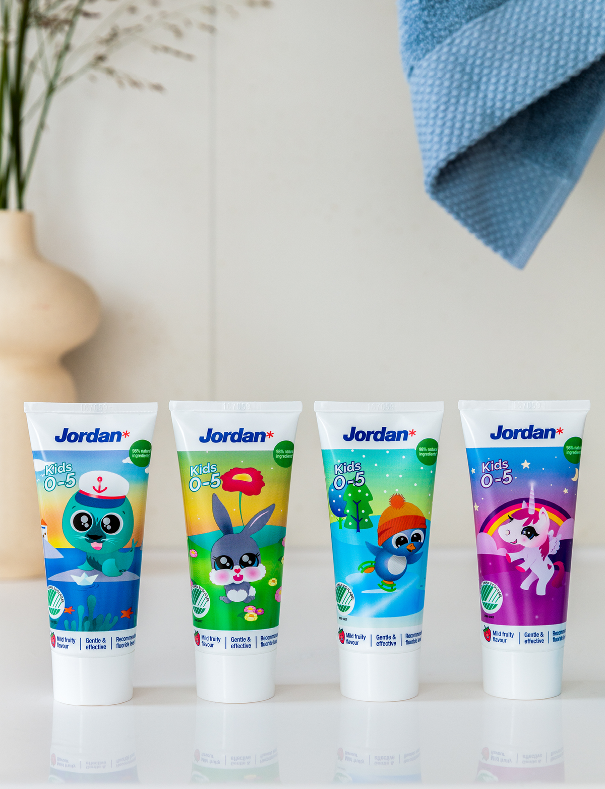 Jordan Kids Step 1 0-5 Years Toothpaste75G - Assorted