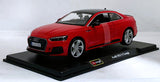 Bburago Audi RS 5 Coupe 1:24 Die-Cast Model Car – Red