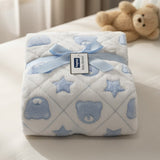 Hopop Ultra Soft AC Fleece Baby Blanket for Newborns & Infants - Assorted