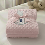 Hopop Ultra Soft Baby Fleece Blanket for Newborns & Infants | Warm & Cozy Bubble Blanket- Assorted