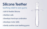 Hopop Silicone Teether - Transparent