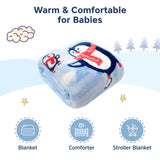 Hopop Soft & Warm Baby Blanket – Cozy, Lightweight & Gentle on Skin - Assorted