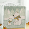 Hopop Soft & Warm Baby Blanket – Cozy, Lightweight & Gentle on Skin - Snow Bear