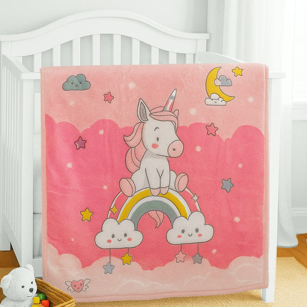 Hopop Soft & Warm Baby Blanket – Cozy, Lightweight & Gentle on Skin - Assorted