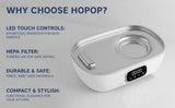 Hopop 2-in-1 Baby Bottle Sterilizer & Dryer 36.5 x 18 x 18 cm White