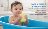 Hopop Soft & Gentle Baby Bath Sponge Pack of 2 Newborn+ – Assorted