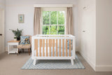 Boori Turin Baby Cot – Almond | Convertible Cot Bed 0–5 Years