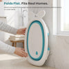 R for Rabbit Bubble Double Finzy Baby Bathtub 92 × 54 × 21 cm White Blue