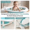R for Rabbit Bubble Double Finzy Baby Bathtub 92 × 54 × 21 cm White Blue